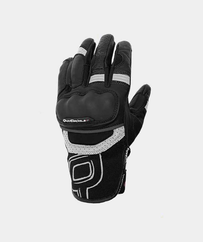 Guante Quarter Mile PACIFIC II Negro/Blanco
